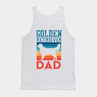 Golden Retriever Dad Tank Top